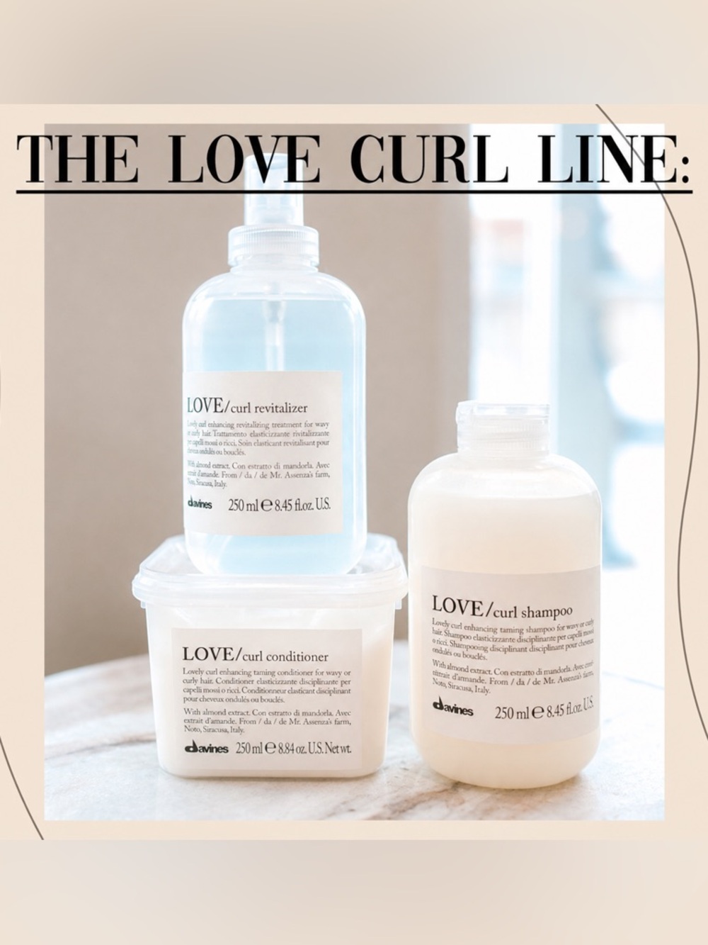 Davines LOVE/Curl Set — White